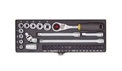 Proxxon Set nasadnih ključeva 23078, 1/4", 32 komada