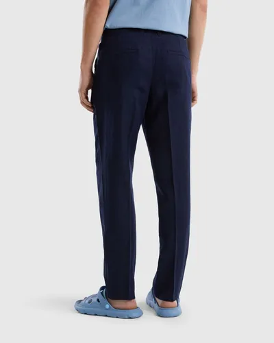Benetton Muške pantalone 4AGH55HW8C-016-52, Teget