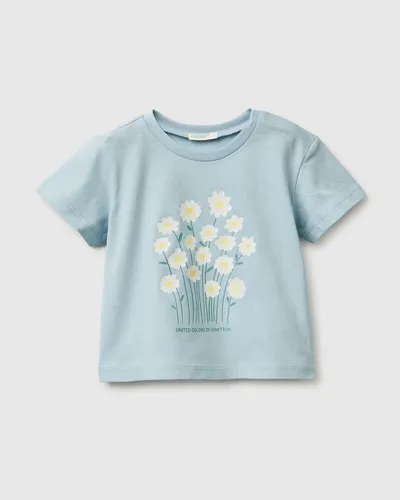 Benetton Majica za bebe 3I1XA1076W-903-62, Plava
