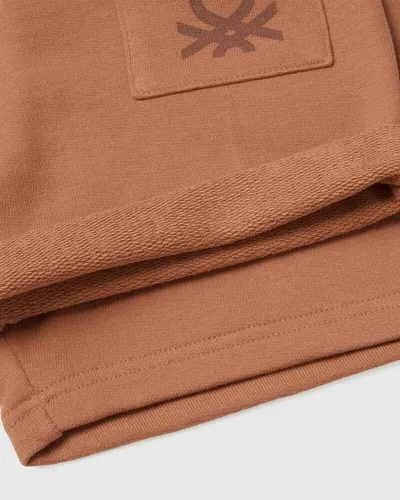 Benetton Kratke hlače za dječake 3J70G900PP-34M-XX, Smeđe