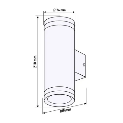 Neo Dupla fasadna lampa 99-083
