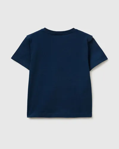 Benetton Majica za dječake 3I1XG10MAP-37T-XS, Teget
