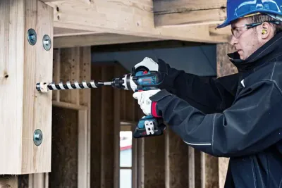 Bosch Aku udarni odvijač GSB 18V-110 C Solo Professional, 18V, Plava
