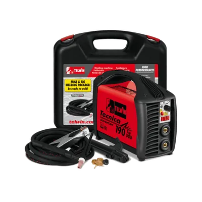 Telwin Aparat za zavarivanje Tecnica Tig 190 DC-LIFT, 10-170 A, 4.4kW, 230 V, Crno-crveni