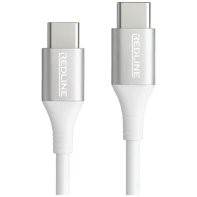 Redline Punjač sa USB-C kablom GL-35-AC+CC-1M(60W),  1 x USB-A, 1 x USB-C, 35W, Bijeli