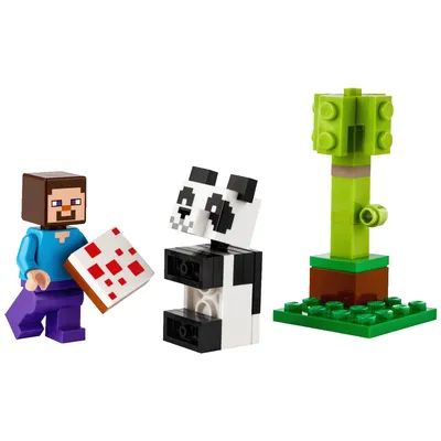 Lego Steve i beba panda, LEGO Polybag