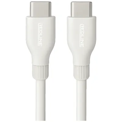 Redline Punjač sa USB-C kablom PQ210AC+CC1.2M, 1 x USB-A, 1 x USB-C, brzi, 20W, Bijeli