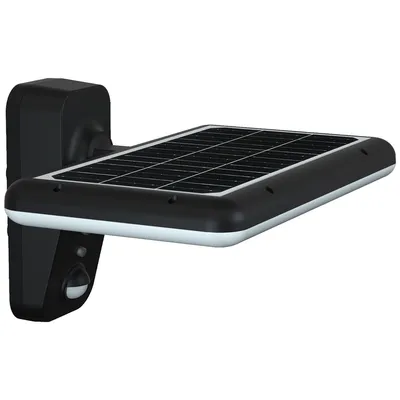Home Reflektor LED 6W sa solarnim panelom FLP2000SOLAR, PIR detektor, IP65, Crni