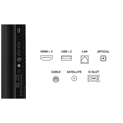 TCL Televizor 75P7K, 75", 4K UHD 3840x2160, Smart, Google TV