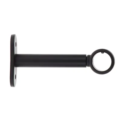 LUANCE Nosač za zavjesu 90mm 2/1 mat crna