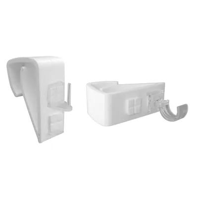 LUANCE PVC nosač za vitraže 2/1 Bijeli