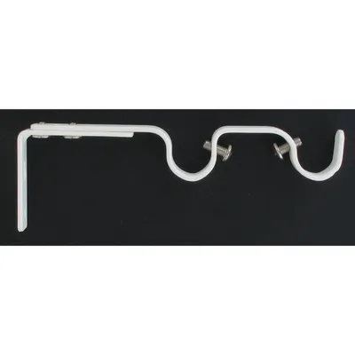 LUANCE Otvoreni dvostruki nosač 165-190 mm mat bijela