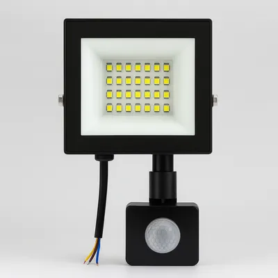 Giga Led Reflektor sa senzorom, 30W, Crni