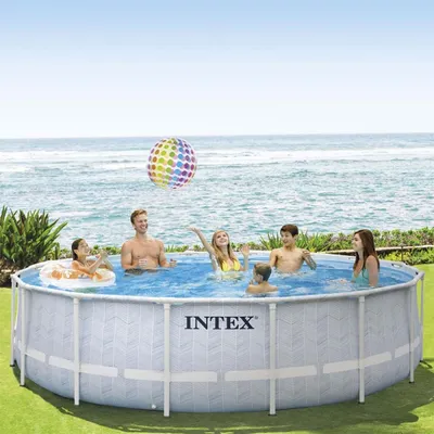 INTEX Bazen metalni okvir, Chevron Prism Frame Premium  4.88x1.22 cm