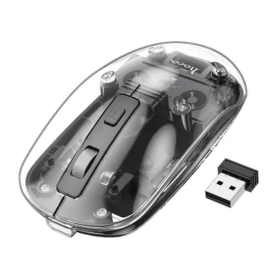 Hoco Bežični miš 2,4G 1600 dpi GM29, Crni