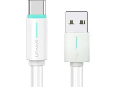 Usams Charging & Data kabl SJ732 YR Series, Type-C, 3A, 1 m, Bijeli