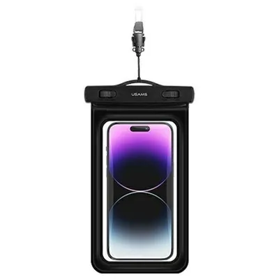 Usams Vodootporna futrola za mobitel YD011 , 7'', Crna
