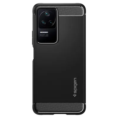 Spigen Maska za mobilni telefon Xiaomi Poco F4 5G Rugged Armor, Crna