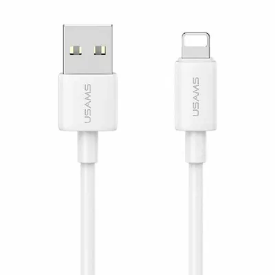 Usams Fast Charging kabl SJ709 YD Series , Lightning, 2.4A, 1 m, Bijeli