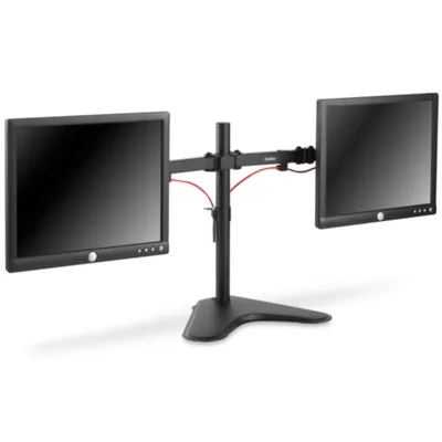 VonHaus Dual desktop mount za dva monitora dijagonale do 32', Crni