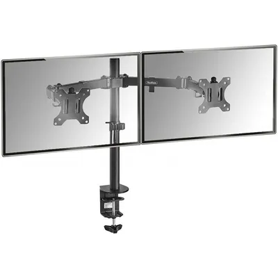 VonHaus Dvostruki desktop mount za dva monitora (13 - 32''), Crni