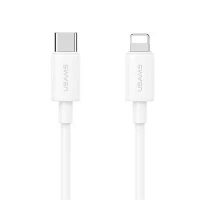 Usams Type-C na Lightning Fast Charging kabl SJ712 YD Series , 30W,1 m, Bijeli