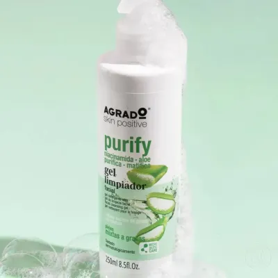Agrado Gel za čišćenje lica Purify, 250 ml