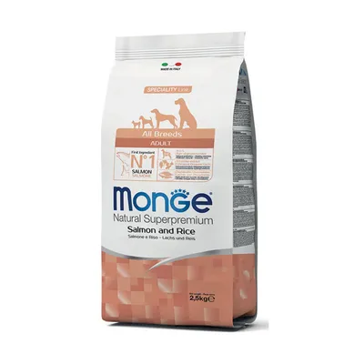 Monge Hrana za pse, Losos i riža, 15 kg