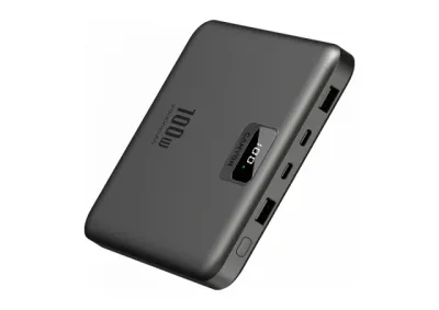 CANYON Power bank PB-2008 LED, 20000 mAh, Tamno siva