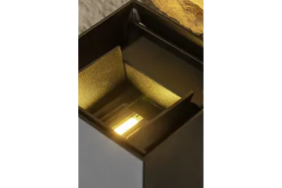 MISSOURI LED zidna lampa O, 7W, 4000K, 540lm, IP54, siva