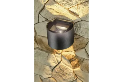 MISSOURI Zidna LED lampa K, 7W, 4000K, 540lm, IP54, siva