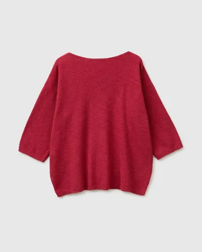 Benetton Ženski džemper 1DC3D10GU-2G1-S, Crveni