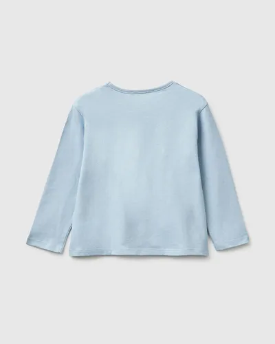 Benetton Majica za bebe 3I1XG10MDP-12C-90, Svijetloplava