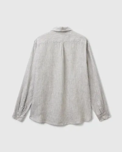 Benetton Muška košulja 5BKU5QJG8-942-L, Siva