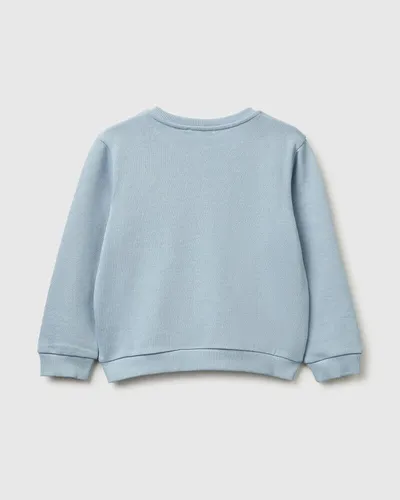 Benetton Majica za bebe s vezom 3J68G10M3P-12C-98, Svijetloplava