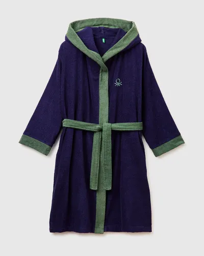 Benetton Muški bade mantil 64PDV800I-34H-S, Teget