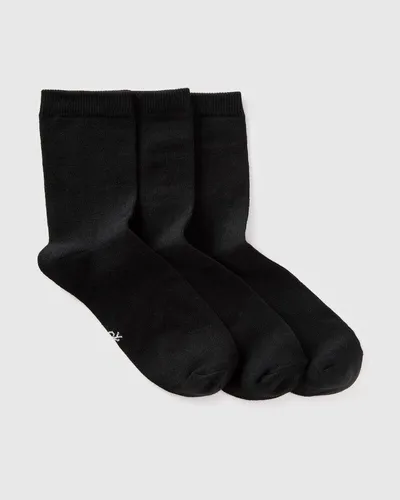 Benetton Muške čarape 6GRDV7002-905-S, 3 para, Crne