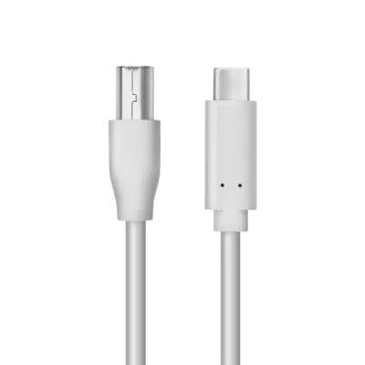 LogiLink Tip-C na USB-B kabl CU0161, 2m, Sivi