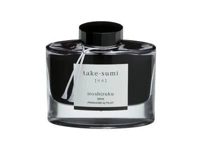 Pilot Mastilo za naliv pero Iroshizuku, Take Sumi, Crno, 50 ml