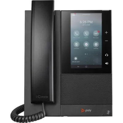 Poly Fiksni telefon CCX 500, 5", Crni
