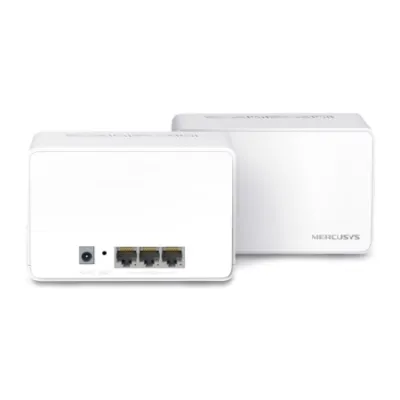 Mercusys Mesh Wi-Fi sistem za cijeli dom Halo H80X, AX3000, 2 komada, Bijeli