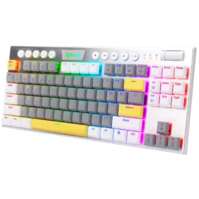 ReDragon Mehanička gaming tastatura K621, Plavi svičevi, RGB, Bijela