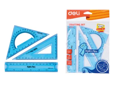 Deli Lenjiri fleksibilni 15 cm E6204, 3 komada