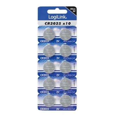 LogiLink Baterija CR2025, 3V, 1 komad, Siva