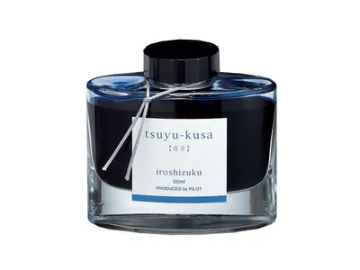 Pilot Mastilo za naliv pero Iroshizuku, Tsuyu Kusa, Plavo, 50 ml