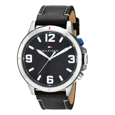 Tommy Hilfiger Muški sat 1791298, Kvarcni mehanizam, Crno kućište, Crne boje
