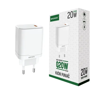 Wewo Punjač za brzo punjenje Q20W PD, 20W