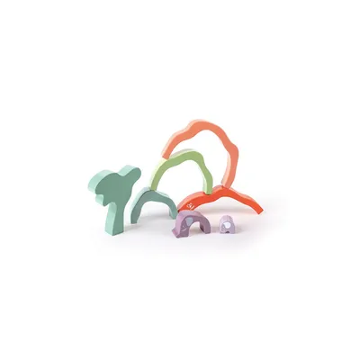 Hape Dječije drvene kocke za igru ​​E0489 24m, 2+