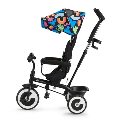 KINDERKRAFT Kinderkraft tricikl Aston veseli oblici crni