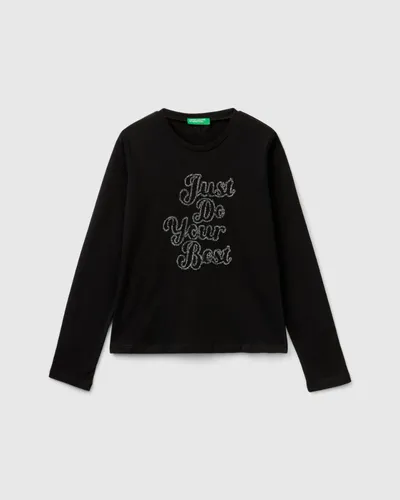 Benetton Majica dugi rukava 100 za djevojčice